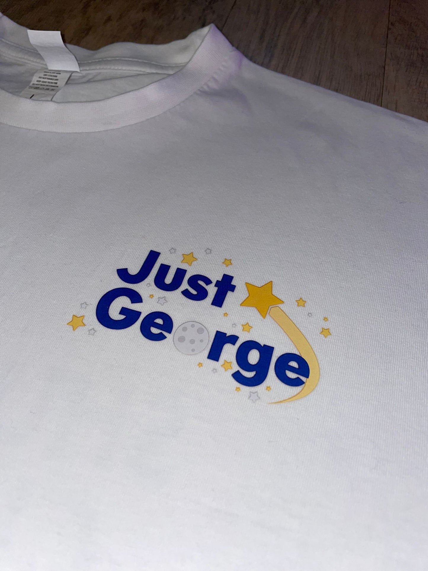 Just George White Event T-Shirt